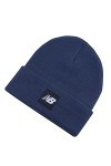 New Balanc Adult Knit Cuffed Beanie with Flying NB Woven Patch Logo, Mindful Grey