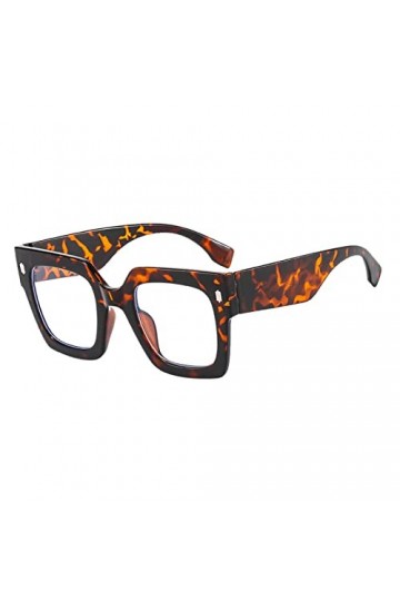 Dorjuli Lunettes de soleil pour femme - Mode surdimensionnée - Lunettes de soleil carrées - Tendance - Mode hippie - Couleurs