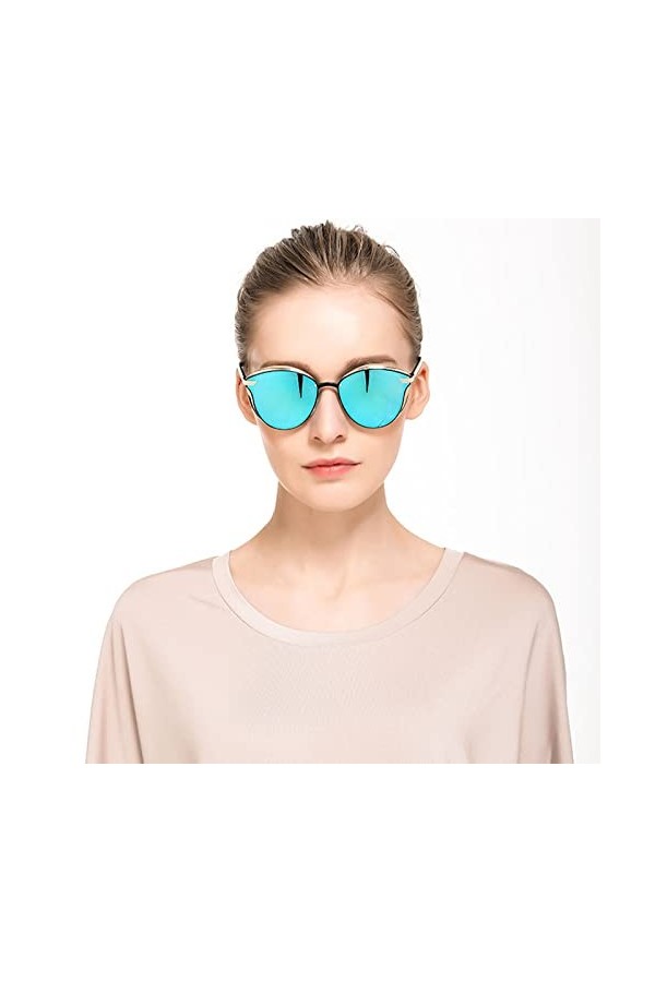 Dollger Lunettes de soleil polarisées femmes oeil de chat miroir hommes conduite nuances femmes lunettes dames Vintage lunett