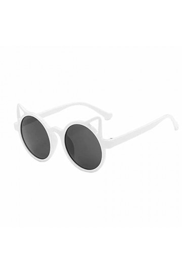 Dorjuli Lunettes de soleil pour femme - Lunettes de soleil classiques sans monture - Lunettes de soleil amusantes - Motif yeu