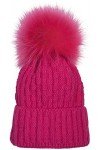 styleBREAKER Bonnet en Maille avec Pompon Unisexe, avec Motif tressé et Doublure en Polaire, Bonnet dhiver avec Un Pompon en