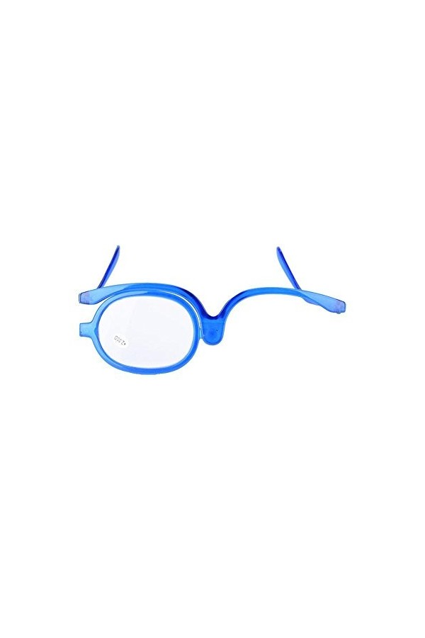 Lunettes de maquillage grossissantes, lunettes de maquillage pour les yeux grossissantes, lunettes rotatives à lentille uniqu