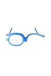Lunettes de maquillage grossissantes, lunettes de maquillage pour les yeux grossissantes, lunettes rotatives à lentille uniqu
