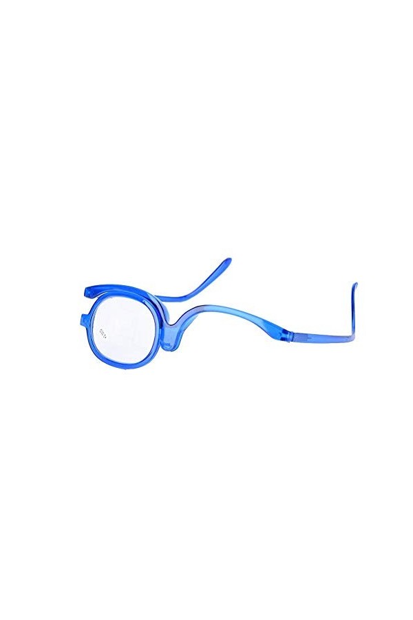 Lunettes de maquillage grossissantes, lunettes de maquillage pour les yeux grossissantes, lunettes rotatives à lentille uniqu
