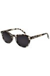 OPULIZE Zen Petit Léger Hommes Femmes Écaille De Tortue Marron Clair Mat Lecteurs Soleil Lunettes De Lecture UV400 S24-1T +1,