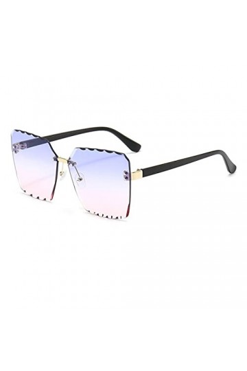 Dorjuli Lunettes de soleil femme mode surdimensionnée classique miroir lunettes de soleil rondes hippie couleurs lunettes de 