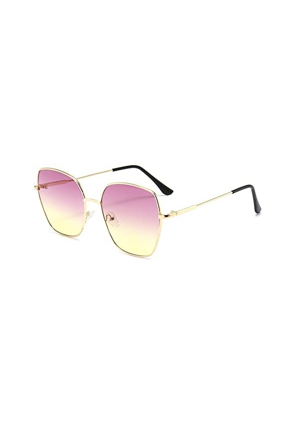 Dorjuli Lunettes de soleil vintage pour femme polarisées rétro Lunettes de soleil rondes classiques UV été Lunettes de soleil