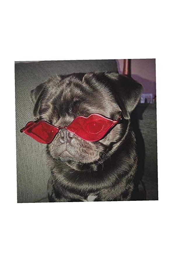 Lunettes De Soleil Petite Forme Lèvres Femme Lunettes De Soleil Sexy Bouche Lunettes Rouge Herat Shades Uv400