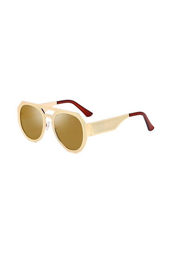 Yuandongxing Nouvelle Arrivée Ovale Lunettes De Soleil Revêtement Rétro Hommes Femmes Lunettes De Soleil Vintage Lunettes De 