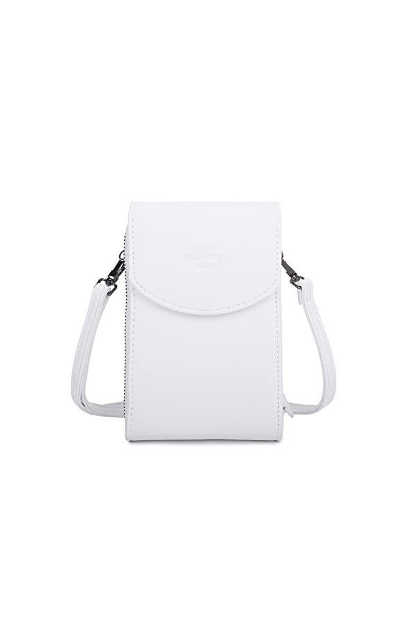 Gallantry - Sac Pochette Bandoulière Pour Téléphone Portable Femmes - Mini Sac Smartphone Zippé 6.5 Pouces Max Pour Iphone 12