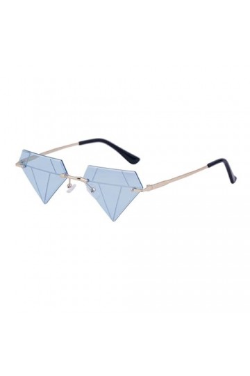 MISUVRSE Lunettes Soleil Monture Pour Femmes Lunettes Soleil En Forme Diamant Triangulaire Lunettes Soleil Cadre Lunettes Sol