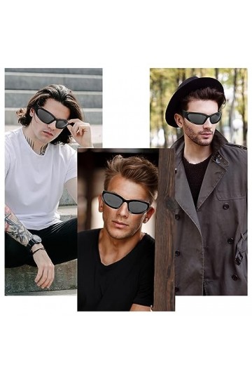XTDMJ Lunettes de soleil rapides Rave, Punk - Lunettes de sport Y2K - Lunettes de soleil tendance - Lunettes de soleil futuri
