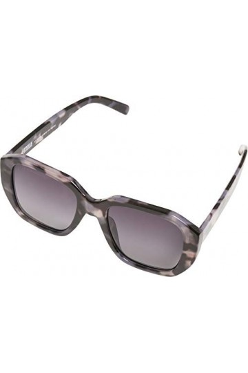 Urban Classics 113 Sunglasses UC, Lunettes de Soleil Mixte, Gris Leo/Noir, Taille Unique