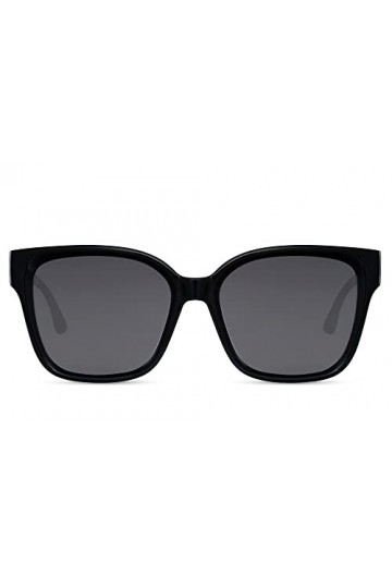 Cheapass Lunettes de Soleil Larges de Papillon Style Tendance Yeux-de-chat Demi Marron pour Femmes avec Verres Marron Dégradé