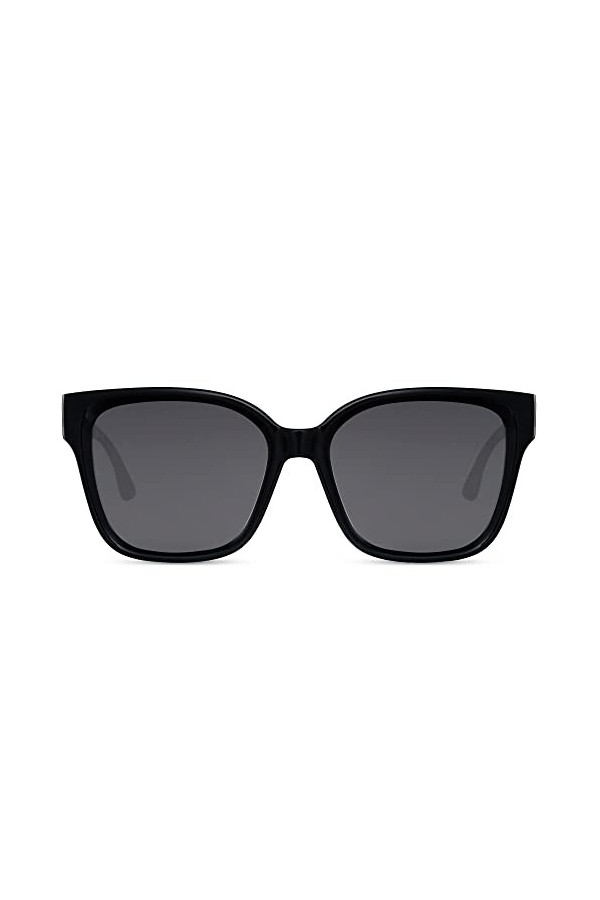 Cheapass Lunettes de Soleil Larges de Papillon Style Tendance Yeux-de-chat Demi Marron pour Femmes avec Verres Marron Dégradé