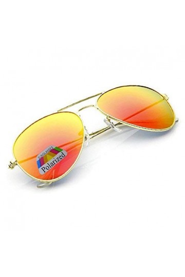 4sold Polarized Sunglasses Lunettes De Soleil Classique Femmes Hommes Variation de style avec monture noire et or avec verres