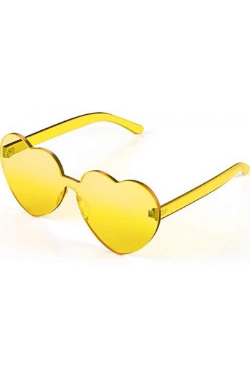 LHSDMOAT Herz Sonnenbrille Retro farbige Glaser Brille Herzform Valentinstag Karneval Party Brille fur Frauen Manner