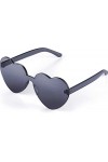 LHSDMOAT Herz Sonnenbrille Retro farbige Glaser Brille Herzform Valentinstag Karneval Party Brille fur Frauen Manner