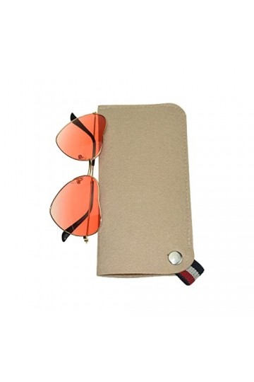 YOGEROY Lunettes de soleil en forme de cœur avec un joli étui à lunettes pour femme, rose