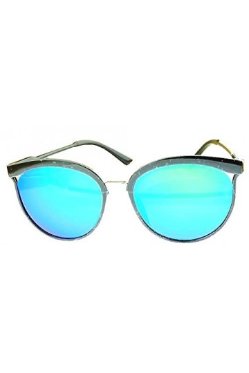 Lunettes de soleil femme - femme - chat - miroir - femme - fille - sportif - rétro - vintage - polarisée - mode - monture noi