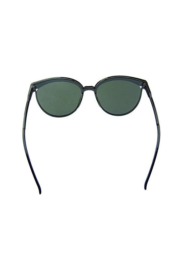 Lunettes de soleil femme - femme - chat - miroir - femme - fille - sportif - rétro - vintage - polarisée - mode - monture noi