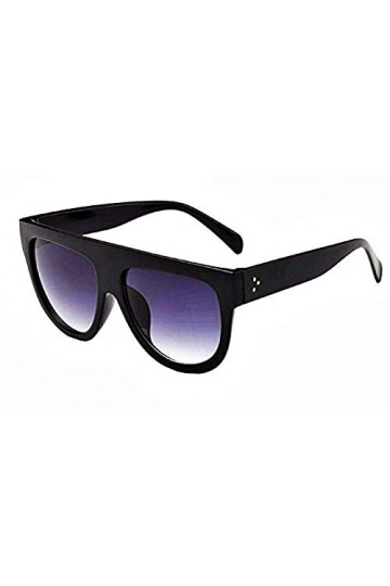 KIRALOVE Lunettes de soleil carrées - femme - homme - unisexe - polarisées uv400 - noir - printemps - automne - hiver - été