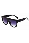 KIRALOVE Lunettes de soleil carrées - femme - homme - unisexe - polarisées uv400 - noir - printemps - automne - hiver - été