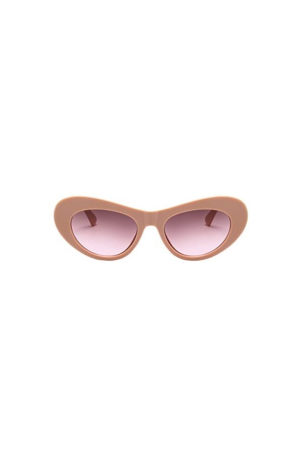 Dorjuli Lunettes de soleil vintage pour femmes Lunettes de soleil classiques sans monture Lunettes de soleil drôles Lunettes 