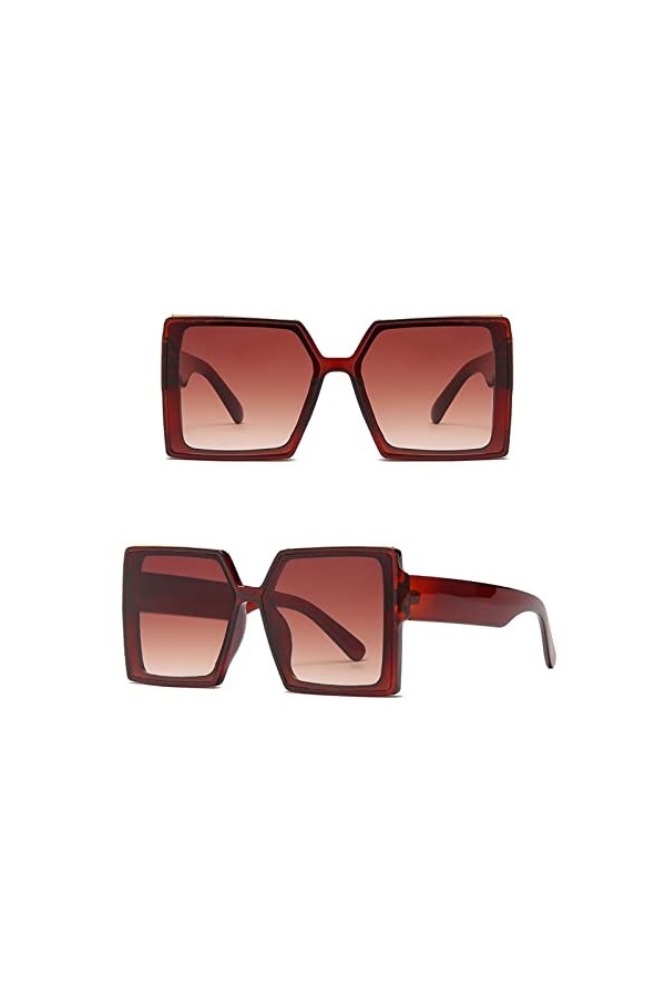 Dorjuli Y2K Lunettes de soleil punk Lunettes de soleil classiques rectangulaires Lunettes de soleil Lunettes de soleil Lunett