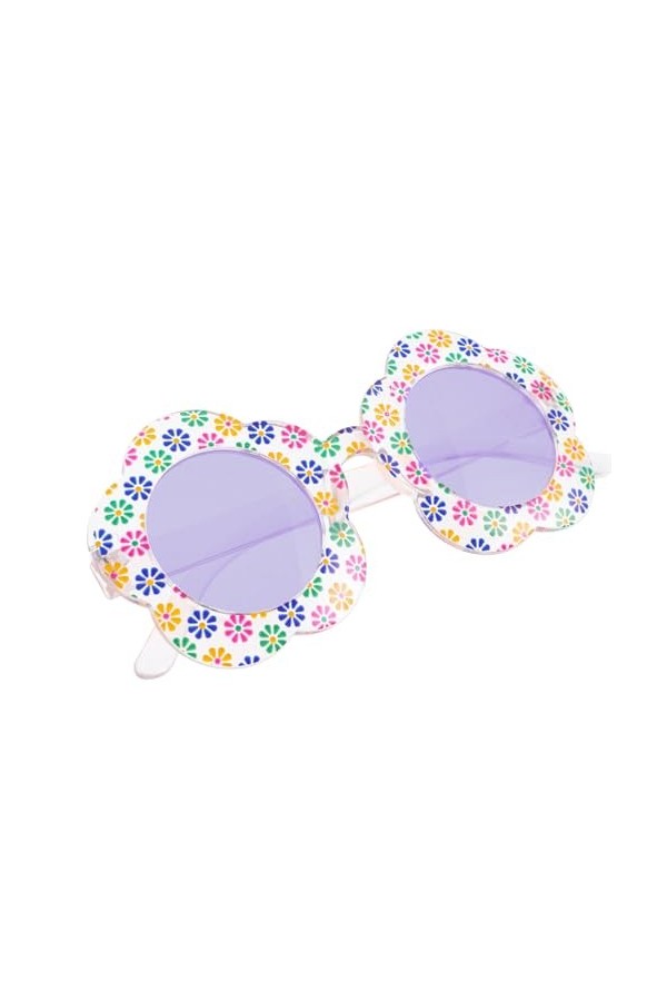 LIFKOME Marguerite Fleur Lunettes Femmes Fleur Lunettes Mignon Floral En Plein Air Plage Lunettes De Soleil Drôle Lunettes Lu