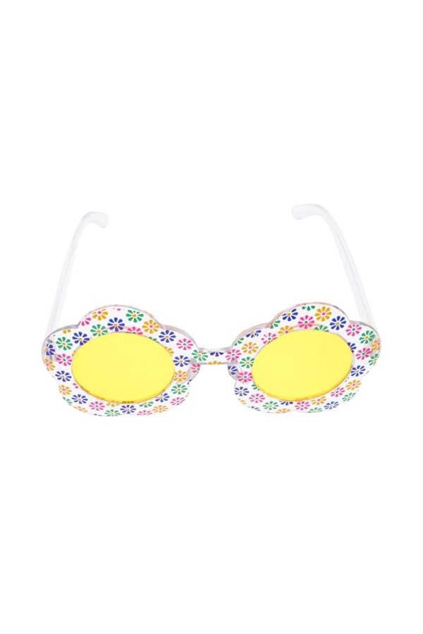 LIFKOME Marguerite Fleur Lunettes Femmes Fleur Lunettes Mignon Floral En Plein Air Plage Lunettes De Soleil Drôle Lunettes Lu