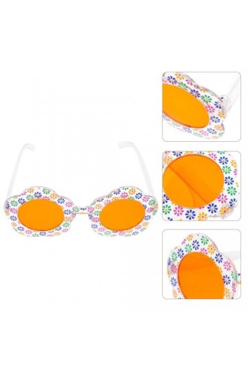 LIFKOME Marguerite Fleur Lunettes Femmes Fleur Lunettes Mignon Floral En Plein Air Plage Lunettes De Soleil Drôle Lunettes Lu