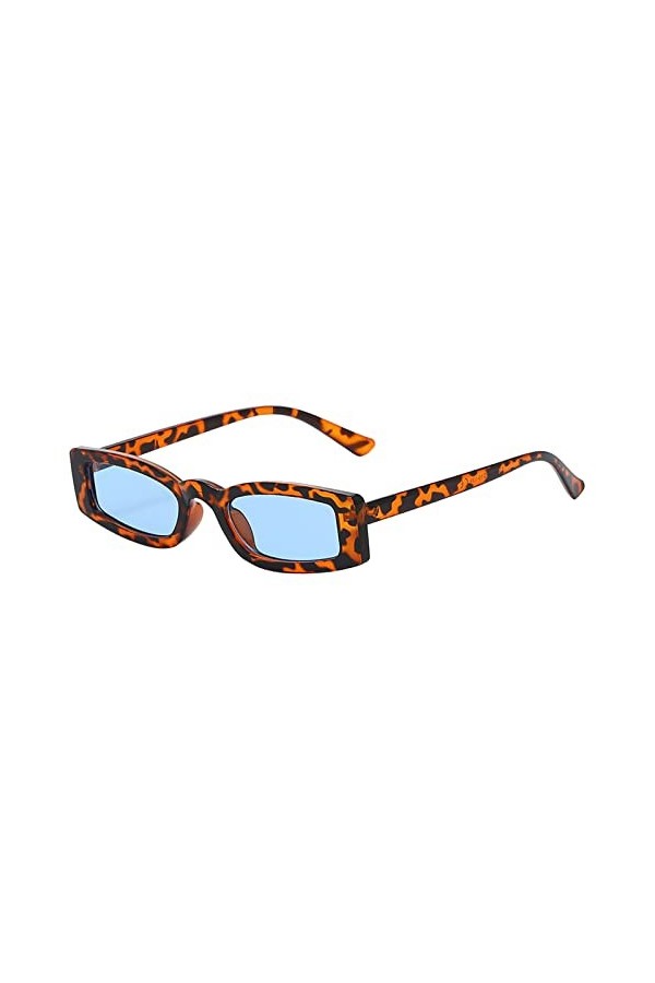 Lunettes de soleil vintage pour femme - Mode surdimensionnée - Lunettes de soleil classiques avec miroir - Lunettes sans cadr