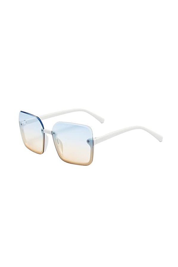 Dorjuli Lunettes de soleil polarisées rétro classiques carrées tendance tendance lunettes de soleil UV été confortable haute