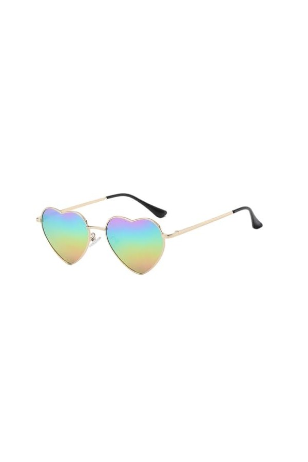 vreplrse Lunettes de soleil tendance avec monture en métal doré pour un style luxueux, plusieurs couleurs, lunettes de soleil