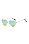 vreplrse Lunettes de soleil tendance avec monture en métal doré pour un style luxueux, plusieurs couleurs, lunettes de soleil