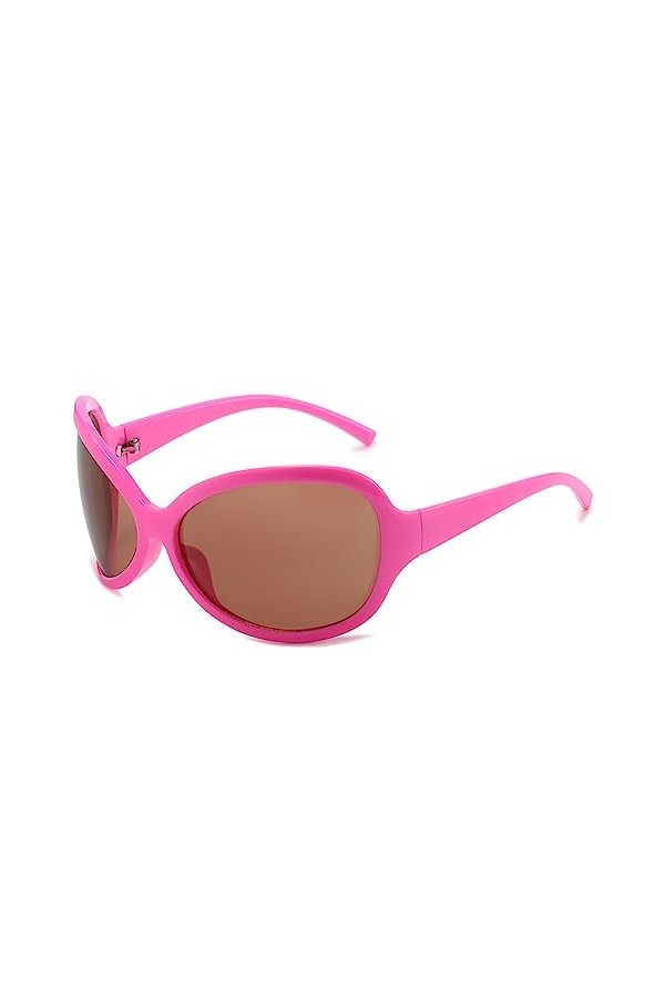 Cicano Lunettes de soleil tendance enveloppantes pour femmes, lunettes de soleil tendance à monture énorme, lunettes de solei