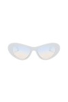 Dorjuli Y2k Lunettes de soleil sans monture polarisées rétro pour fête - Verres amusants - Personnalisées - Rondes - Petites 