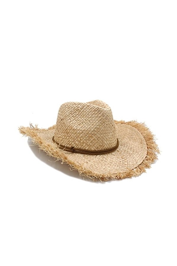 Chaud Pure Handwork Sombrero Cap Dété Femmes Hommes Raphia Paille Chapeau De Cowboy for Gentleman À Large Bord Boîtier Panam