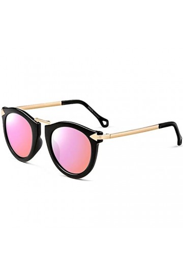 ATTCL Fashion Polarisées Lunettes de soleil femmes Noir-Rose 