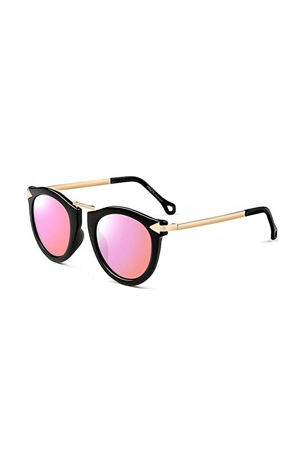 ATTCL Fashion Polarisées Lunettes de soleil femmes Noir-Rose 