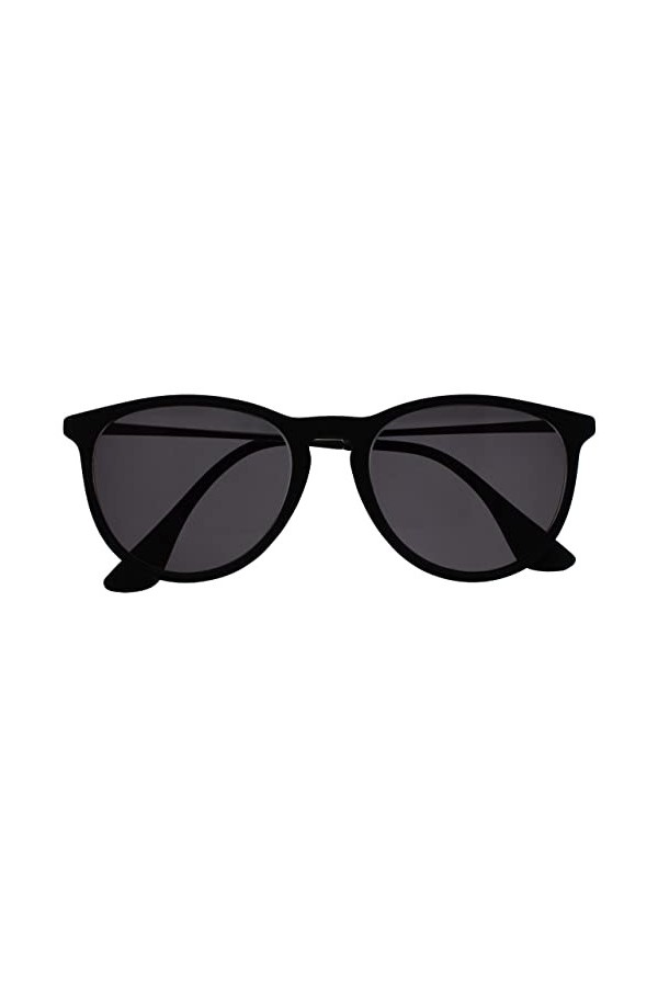 OPULIZE Jet Grand Noir Caoutchouté Argent Armes Hommes Femmes Lecteurs Soleil Lunettes De Lecture UV400 S96-1 +1,00