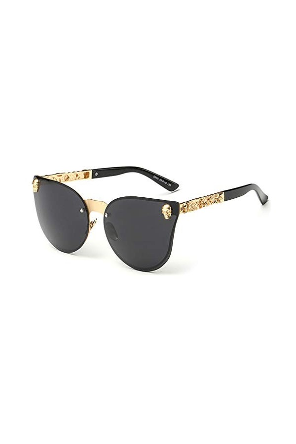 Yuandongxing Skull Lunettes De Soleil Vintage Shades Cadre En Métal Gothique De La Mode Femmes Lunettes De Soleil UV400