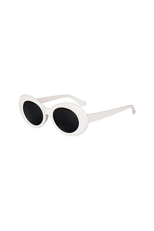 PlayBoi Carti Lunettes de soleil ovales Blanc