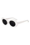 PlayBoi Carti Lunettes de soleil ovales Blanc