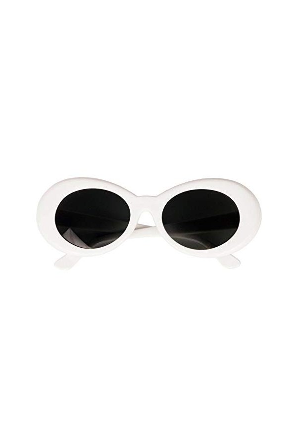 PlayBoi Carti Lunettes de soleil ovales Blanc