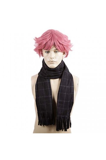 Black Sugar unisexe mixte Fairy Tail Scarf Natsu écharpe-blanc/noir-Cosplay Accessories Blanc 