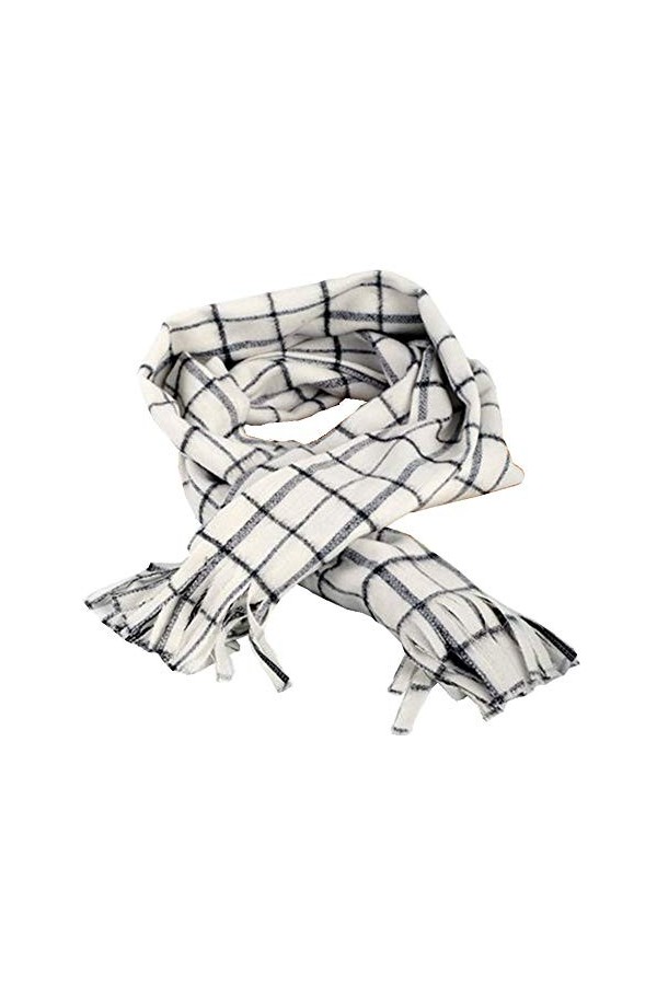 Black Sugar unisexe mixte Fairy Tail Scarf Natsu écharpe-blanc/noir-Cosplay Accessories Blanc 