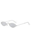 Sonojie Lunettes de soleil rectangulaires vintage pour homme et femme Lunettes étroites avec protection UV400 Lunettes de sol