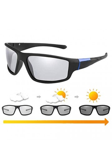 TiSkying Lunettes de soleil photochromiques - Protection UV400 - Pour homme et femme - Lunettes de soleil de sport pour le cy